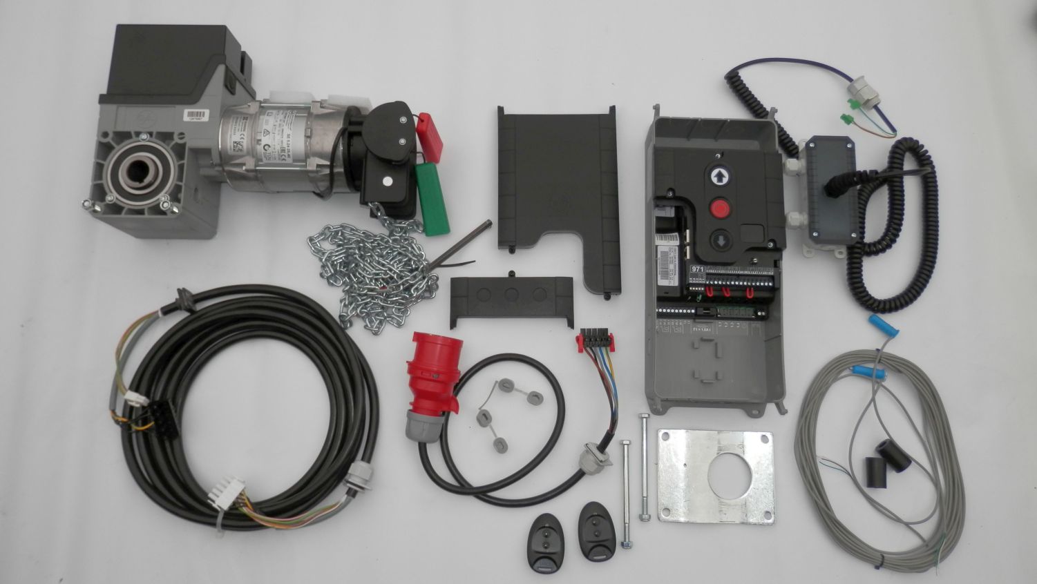 Napęd do bramy przemysłowej 5.24 + centrala TS971 + OSE + piloty