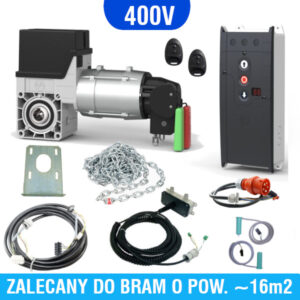 Napęd do bramy przemysłowej 5.24 + centrala TS971 + OSE + piloty