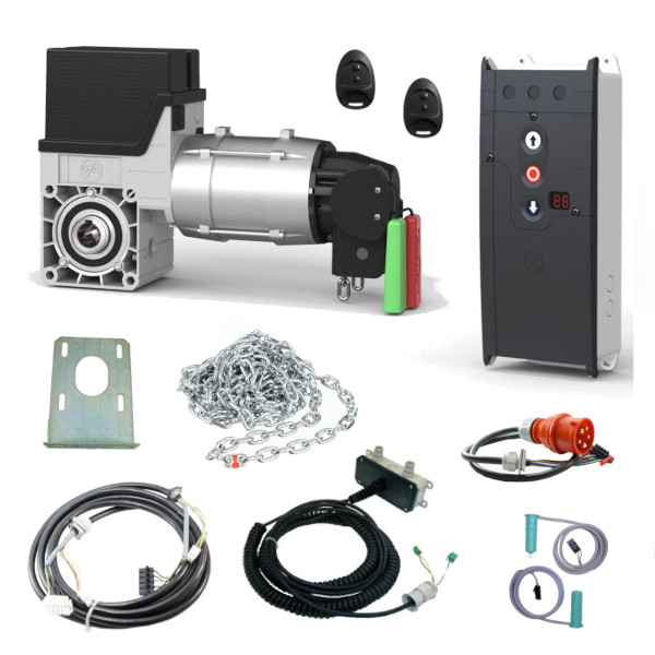 Napęd do bramy przemysłowej 5.24 + centrala TS971 + OSE + piloty