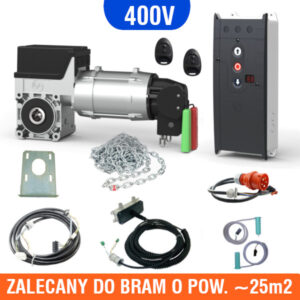 Napęd do bramy przemysłowej GFA SE 9.24 + centrala TS971 + OSE + piloty