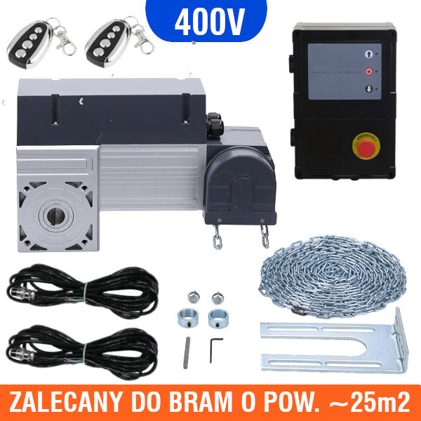 Napęd bramy przemysłowej INDUS 100s 400V