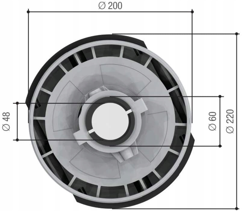 Napęd bramy rolowanej CAME H4