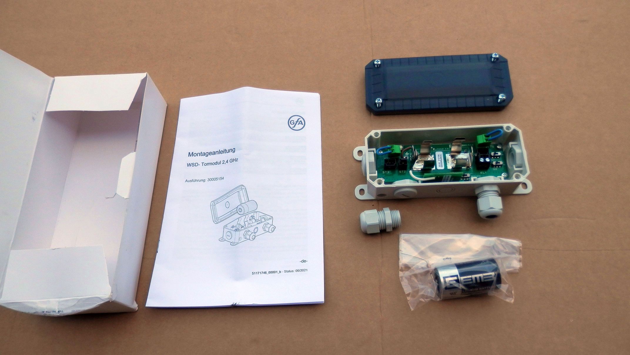 Moduł radiowy WSD do centrali TS971 GFA ELEKTROMATEN