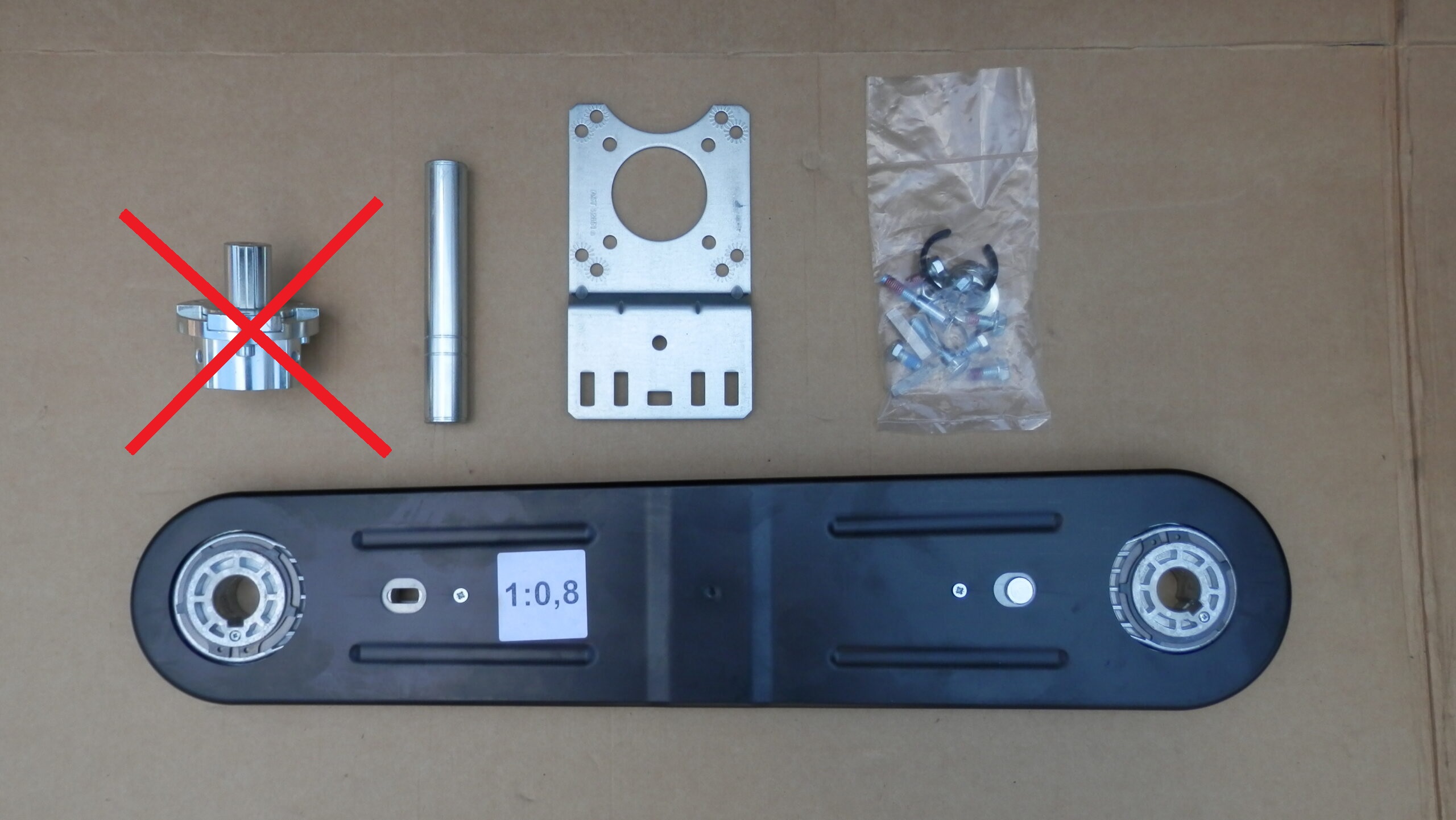 Przekładnia łańcuchowa HORMANN 1:0,8 do napędów WA400 WA500 bez adaptera