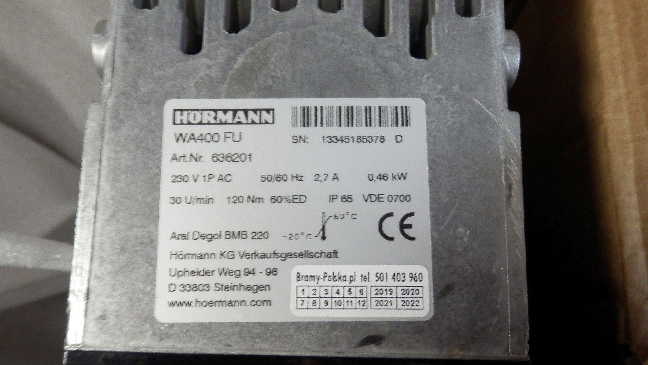 Hormann WA400 FU