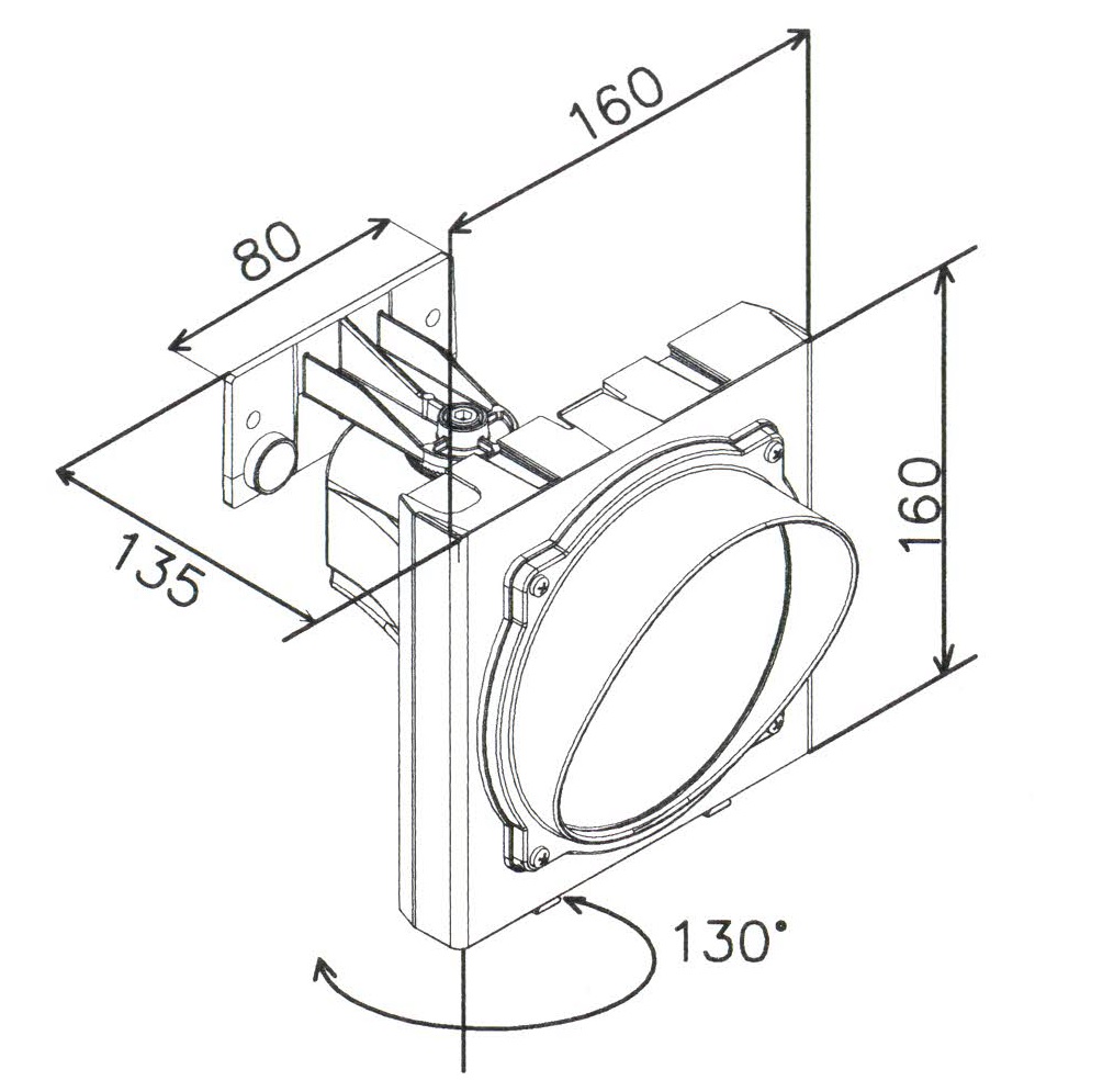 SOMMER 5232v000 230V semafor LED sygnalizator lampa sygnalizacyjna zielony - obrazek 4