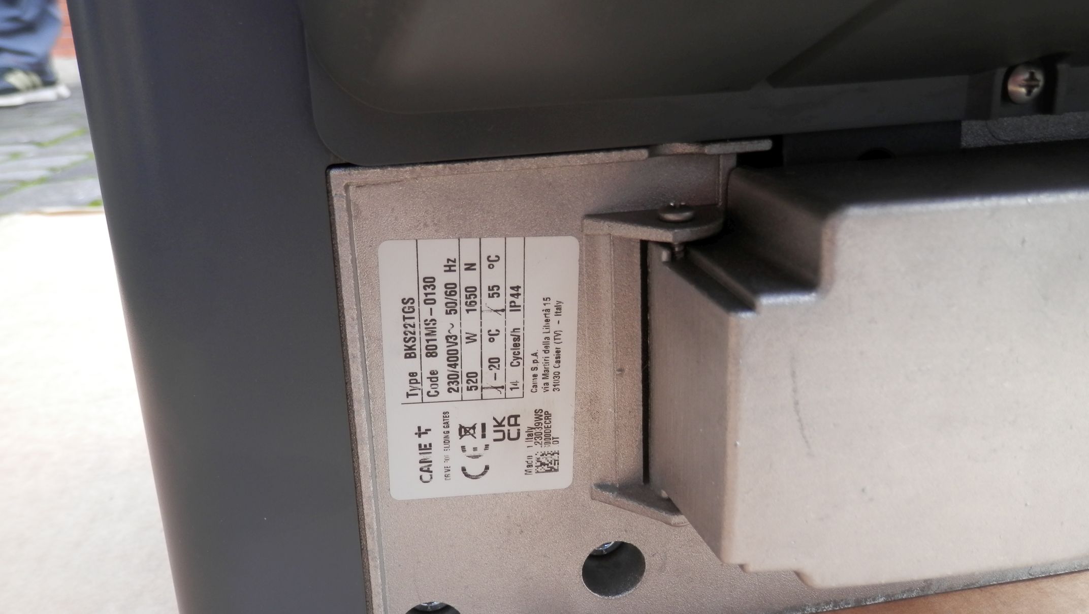 CAME BKS22 napęd bramy przesuwnej