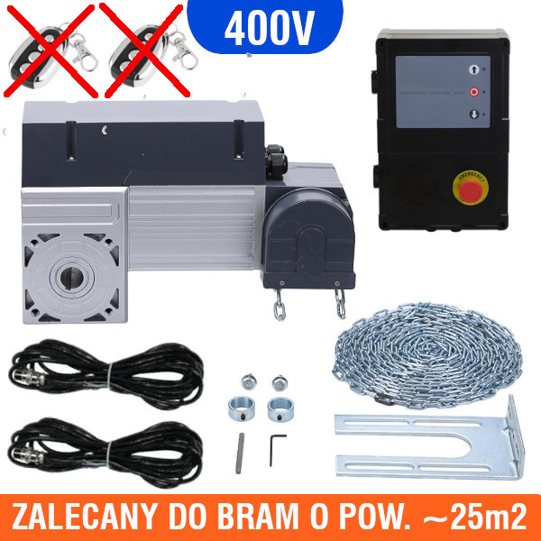 Napęd bramy przemysłowej INDUS 100s 400V