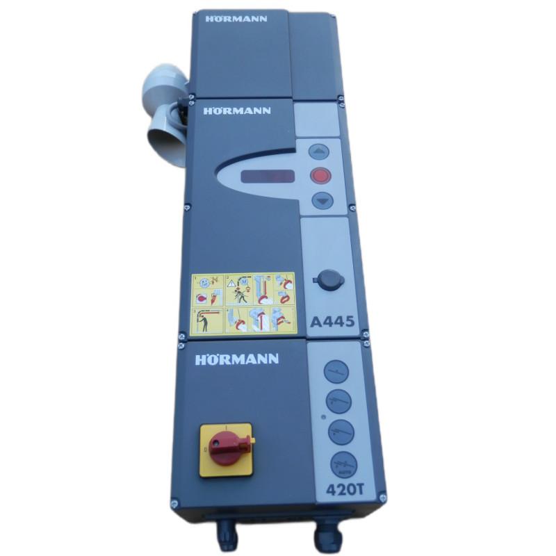 Centrala HORMANN A445 zintegrowana ze sterownikiem do ramp 420T